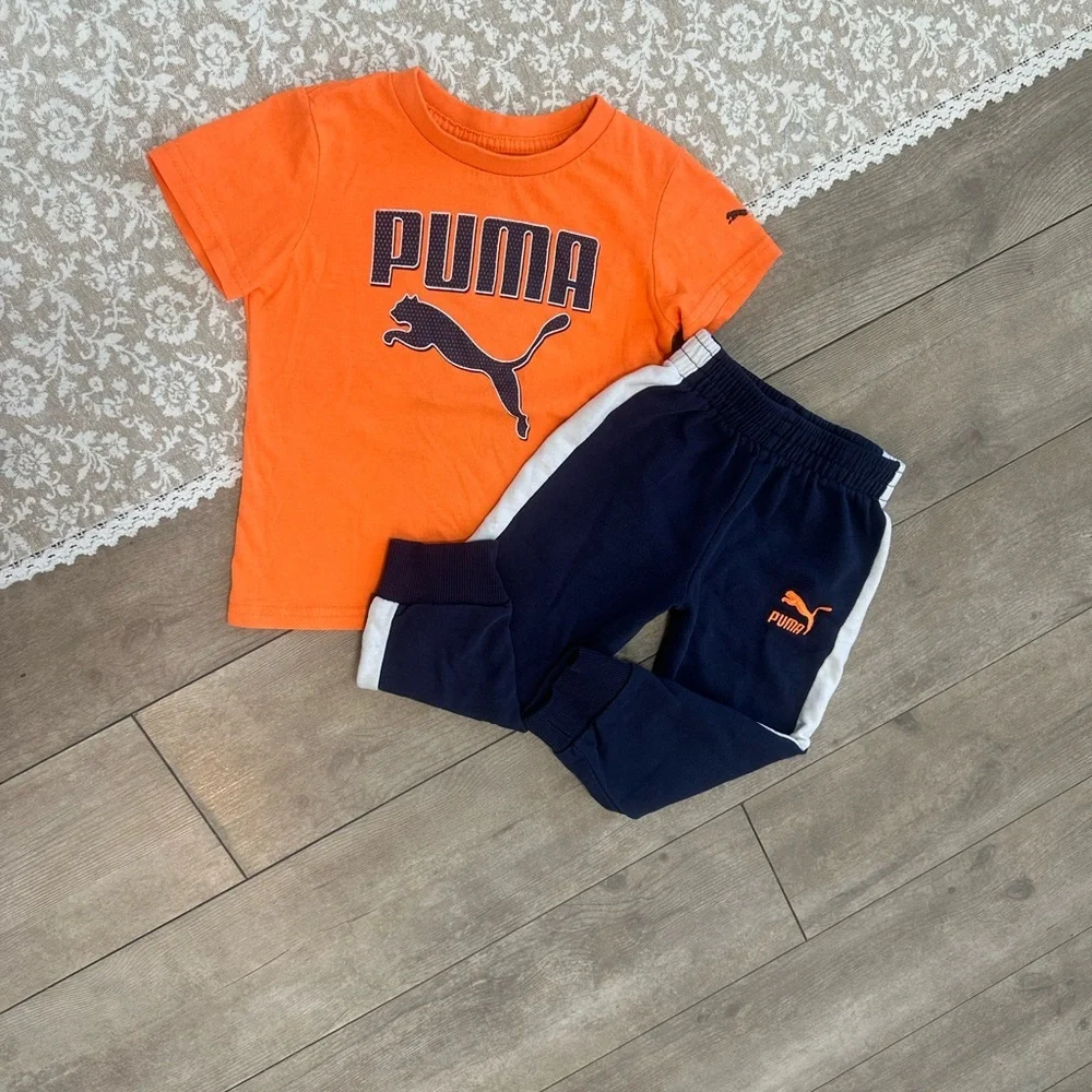 Puma Vibrant Orange Tee - Picture 11 of 16